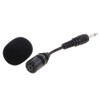 AIXXCUVQ Professional Plug-in Vocal Instrument Condenser Microphone Mono 5mm Plug