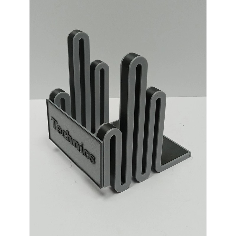 Technics Turntable Now Playing Record Display Stand –Upgraded Black &