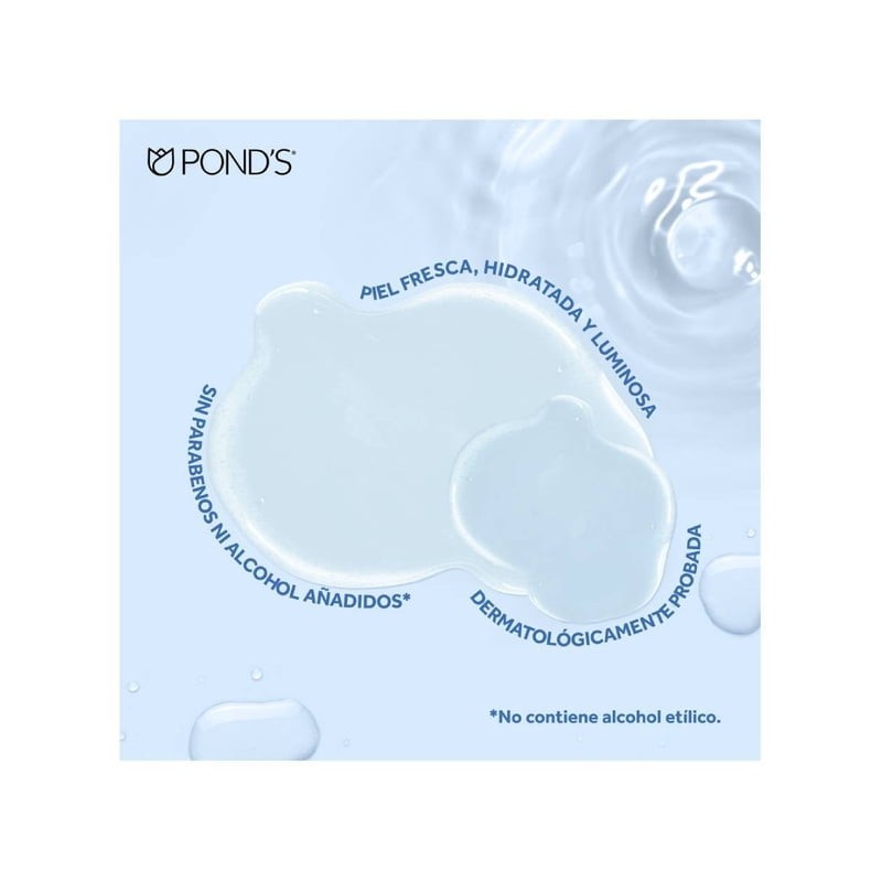 Limpiador Facial Pond's Hydra Active ácido hialurónico 200 ml