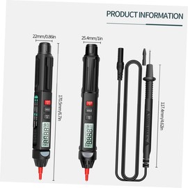 Operitacx 1Satz Stift Spannungsprüfer mit LCD Hintergrundbeleuchtung Berührungsloser Wechselspannungsdetektor für Elektriker Hausbesitzer Ac Tragbar Einfach zu Bedienen