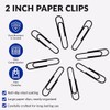 Juego de 100 clips Jumbo - 5,1 cm - Negro