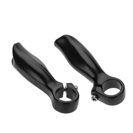 VGEBY1 Bike Handle Bar End, Aluminum Alloy Bicycle Bar End Handlebar Security Grips Bar Ends Cycling with Stoppers for Road MTB Mountain Bike