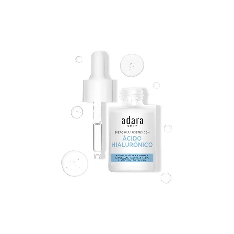 Adara Skin Sérum con Ácido Hialurónico, Hidratación Intensa