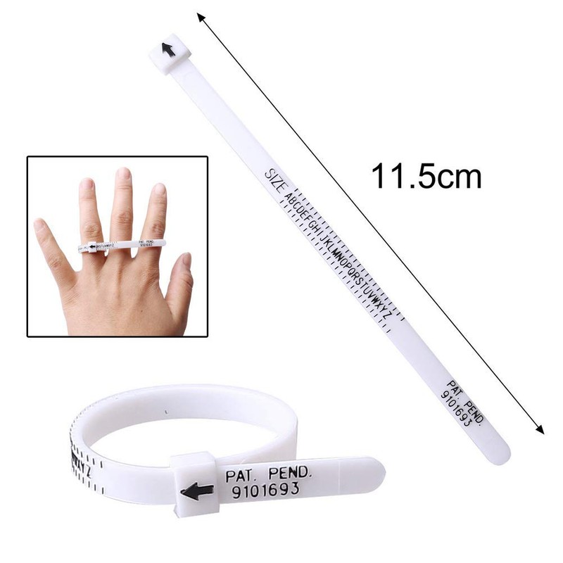 Best-Bag Ring Sizer Adjustable Finger Sizer Ring Gauge Measuring Ring