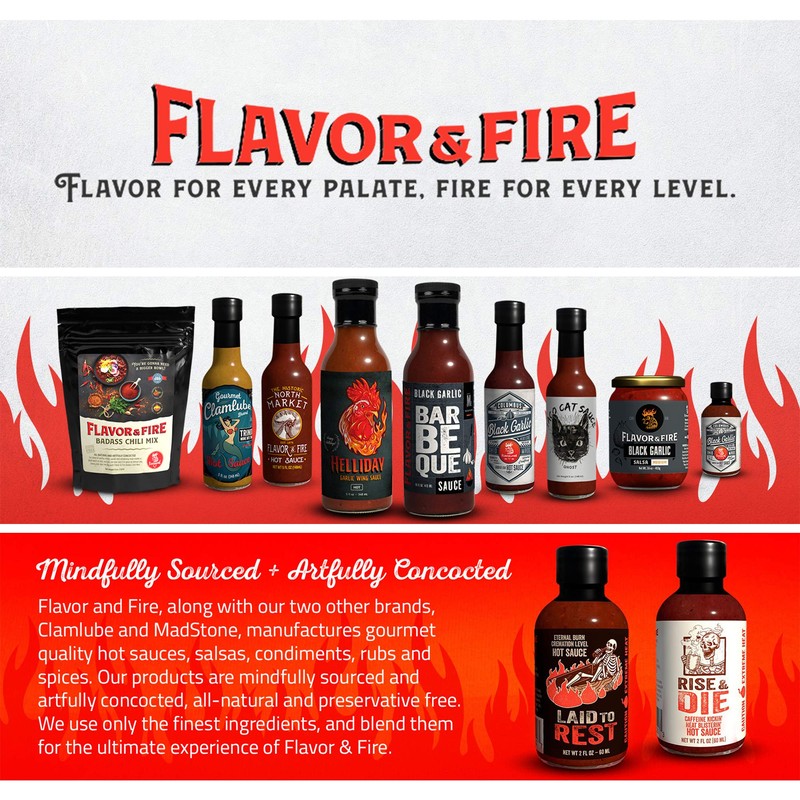 Flavor and Fire Foods, Columbus Hot Sauce, Pepper Infused, North