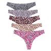 voenxe Seamless Thongs for Women No Show Thong Underwear Women