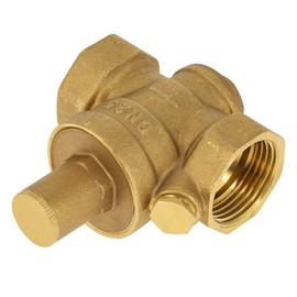 Pressure Relief Valve Adjustable, DN25 1inch Brass Water Garden Hose Pressure Valve 1" Adjustable Water Control Pressure Regulator Valve Thread