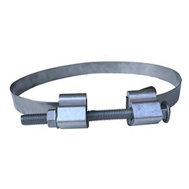 Fechometal USA Bolt Clamp + 1.1/4 x 0.044 x 84" Stainless Steel 304 Strap - 5/box (SPAFTA9311214N)