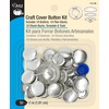 Dritz 114-30 Craft Cover Button Kit with Tools, Size 30
