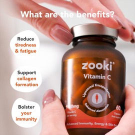 Zooki Liposomal Vitamin C 1000mg Capsules 60 Capsules