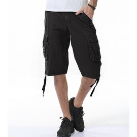 DONGD Mens Cargo Shorts Cotton Relaxed Fit Camouflage Camo Cargo Short