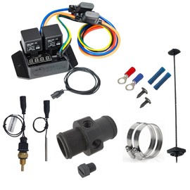 Digital Thermatic® Fan Switch with 1/4" NPT Sensor & 38mm Inline Adapter Kit