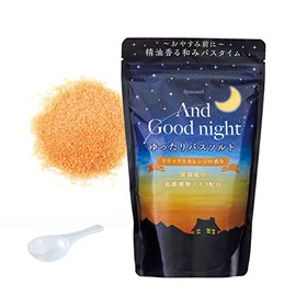 Beauwell & Good Night Bath Salt, Relaxing Orange, 19.2 oz (560 g), Large Capacity, Approx. 14 Servings And Good Night Bath Salts