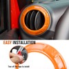 4PCS Center Console Dash Air Conditioner Vent Cover Trim Interior