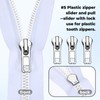 39 Pcs Zipper Repair Kit Zipper Pull Replacement - Instant