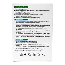 Agujas Desechables para pluma de insulina Caja con 10 piezas, para dispositivos de inyeccion Esteriles. Disponibles en diferentes calibres y longitudes. (32GX4MM)