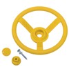 Kids toy steering wheel for climbing frames (Yellow)