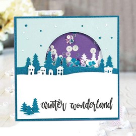 3 piezas / lote de troqueles de árbol de Navidad para hacer tarjetas de Navidad o manualidades de papel