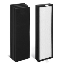 1+4 Set HFD300 Filter Replacement-Compatible with Honeywell Air Genius 3,4,5,6 Series Air Cleaner Purifier,Part#HFD300,HFD310,HFD360,HFD314,HFD323CV1,HFD320 Replacement Filter.