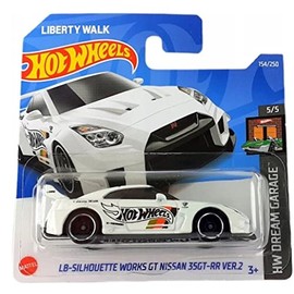 2022 Hot Wheels LB-Silhouette Works GT Nissan 35GT-RR Ver.2 White 5/5 HW Dream Garage 154/250 (Short Card) HCX49