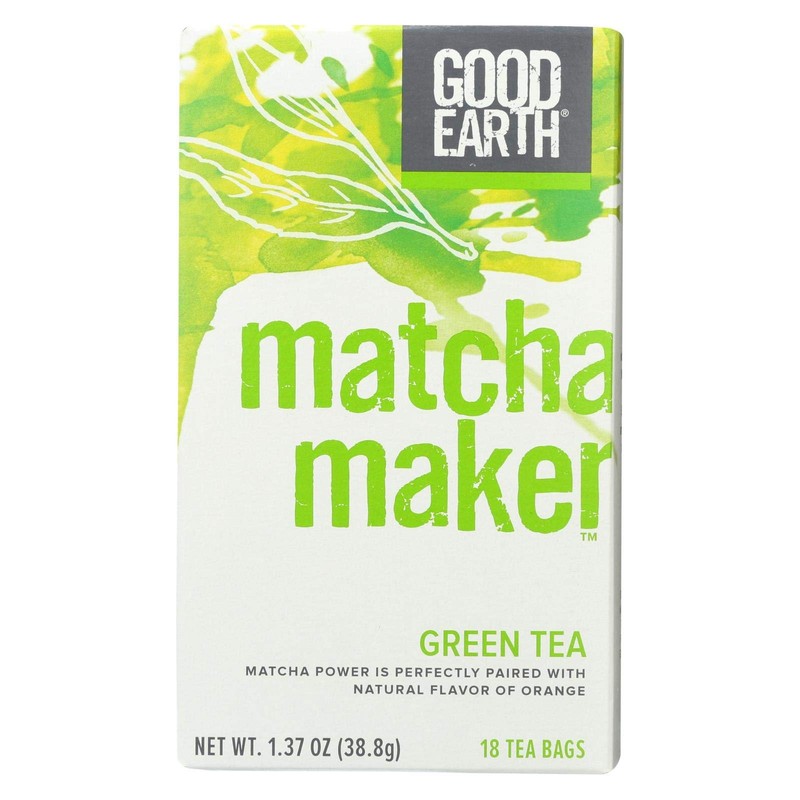 Good Earth Tea Matcha Maker, 18 Count (Pack of 3)
