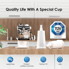 Waterdrop Filter, Replacement for Sage® Barista Express Pro Water Filter, BES008 Filter, SES008/SES810/SES875/SES880/SES920/SES980/SES990, TÜV SÜD Certified (6)