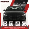 HECASA Front Grille Compatible with 2021-2023 Hyundai Elantra w/o Adaptive