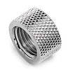 Barrow G1/4" Female to Female Extender Fitting, 10.5mm, Silver Shiny