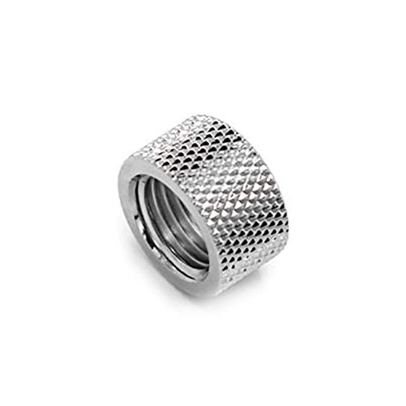Barrow G1/4" Female to Female Extender Fitting, 10.5mm, Silver Shiny