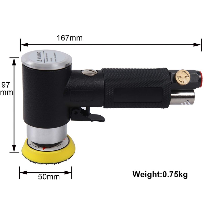 2" and 3" Random Orbital Air Mini Sander - 15,000