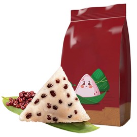 Zongzi 9.87 oz （140g ✕ 2 pcs）Glutinous rice breakfast Zongzi Dragon Boat Festival Sweet Zongzi 粽子280g (Red Kidney Beans)