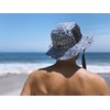 TAVARUA TM1005 (TAPA) Standard Surf Hat, UPF50+, Unisex, Wide Brim,