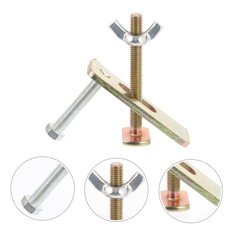 TEHAUX 2 Sets Router Clamps Hold Down Clamp Kit Engraving