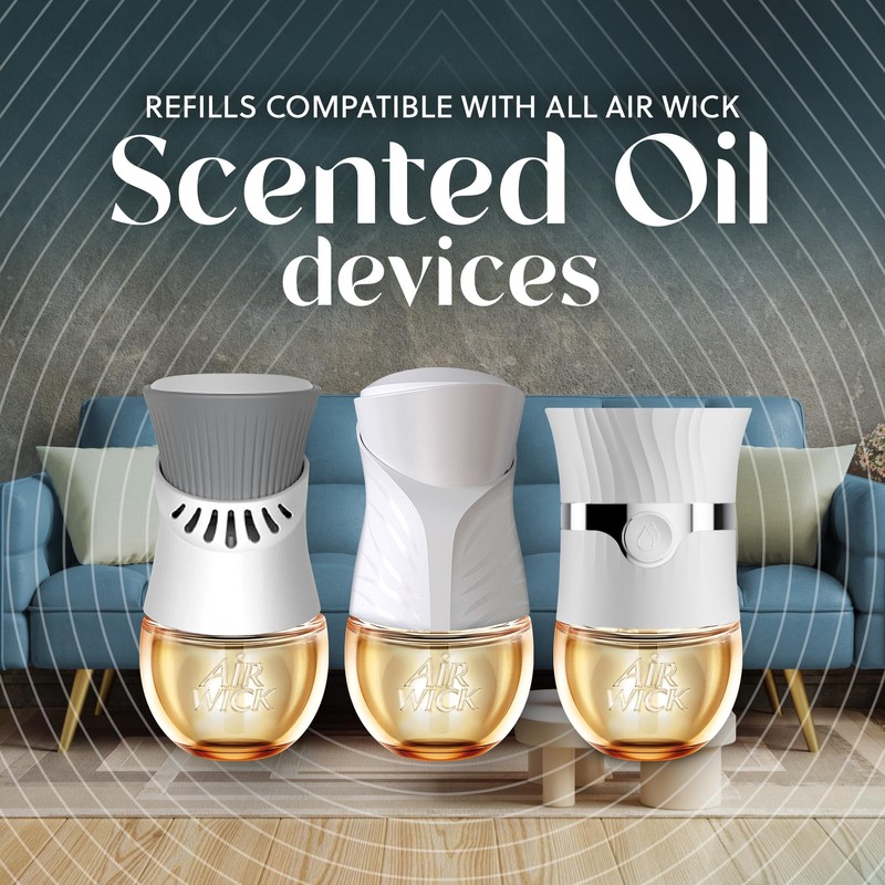 Air Wick Plug In Advanced Scented Oil,Glistening Snow + Frosted