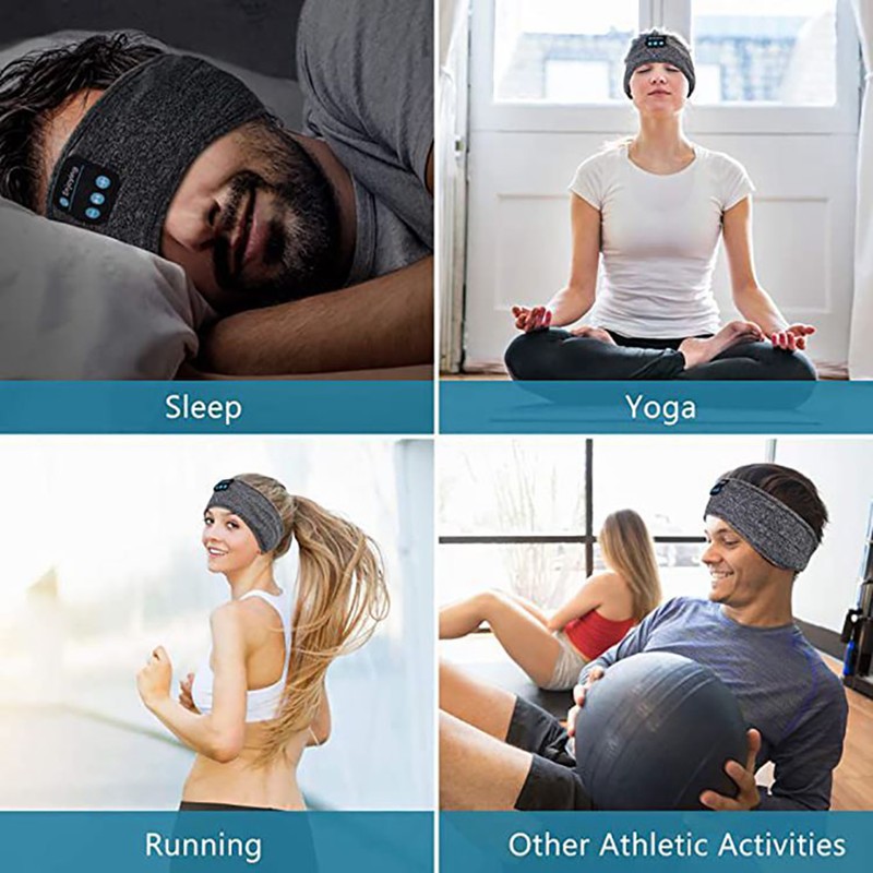Sleep Headphones BT Headband Soft Sleeping Wireless Music Sport Headbands