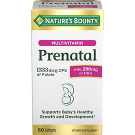 Nature's Bounty Prenatal Multivitamin, 60 Count