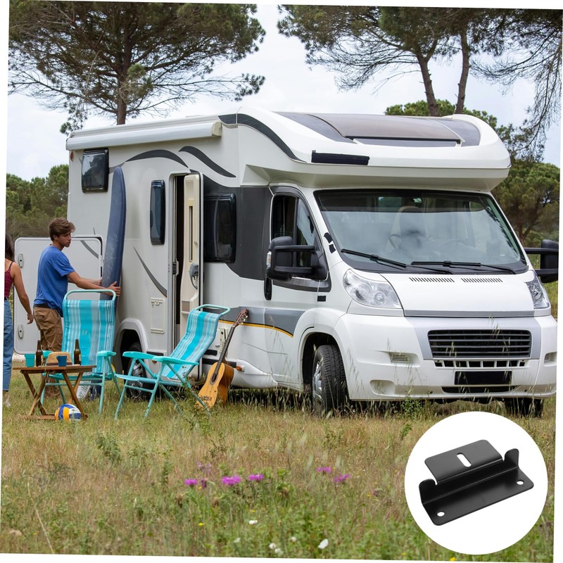 MAGICLULU 4Pcs Rv Solar Panel Mounting Bracket Durable Aluminum Alloy