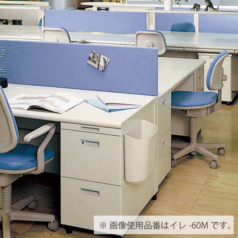 コクヨ(KOKUYO) ゴミ箱 リサイクルボックス 1種分別 M グレー イレ-60M