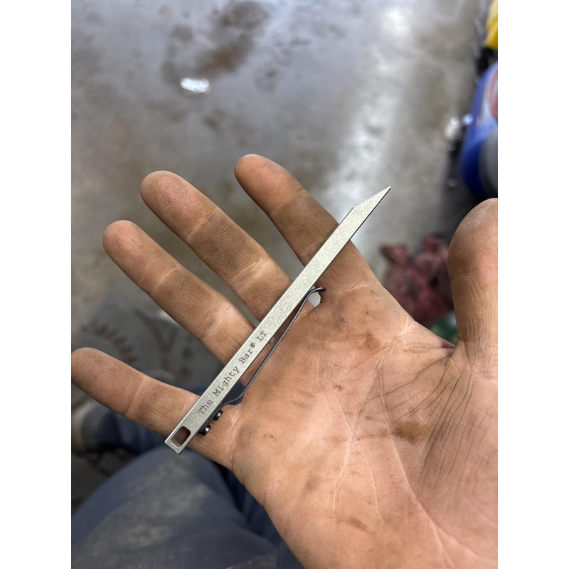 The Mighty Bar LT, Long Titanium Edition Pry Bar Tool,