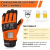 Intra-FIT Chainsaw Gloves Saw Protectionon on Both Hands, CLASS 1,
