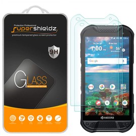 Supershieldz (2 Pack) Designed for Kyocera (DuraForce Pro 2) Tempered Glass Screen Protector, Anti Scratch, Bubble Free