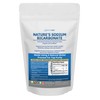Nature’s Sodium Bicarbonate Organic Use Aluminum Free Baking Soda. No