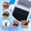 CORUSCATE 80D Cluster Lashes Fluffy Individual Eyelashes Thick D Curl