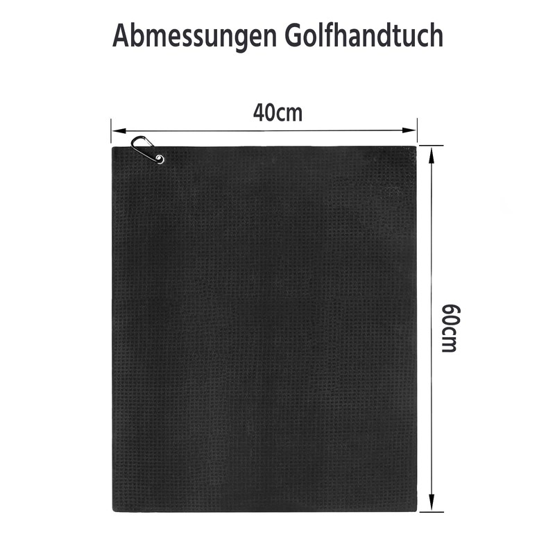 Golfball-Uhu Microfibre Waffle Design Men's Women's Golfball-Uhu Towel Golf Towels