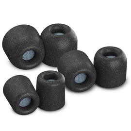 Comply Sport Pro Premium Memory Foam Earbud Tips for Jaybird Run, X3, X2, BlueBuds X, Freedom F5, Noise Reducing Replacement Tips - Small/Medium/Large - 3 Pairs