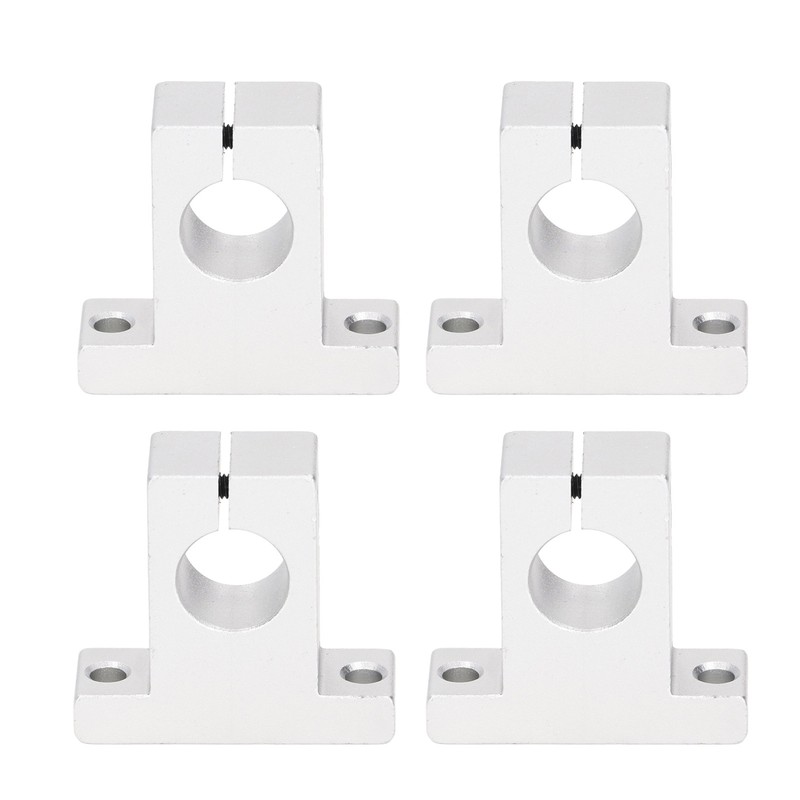 4 Pcs Rail Guide Support Aliminum Alloy Linear Motion Bracket