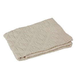 Sonnenstrick Blanket Knitted made from 100% Organic Cotton/Controlled Organic Cultivation/Made in Germany
