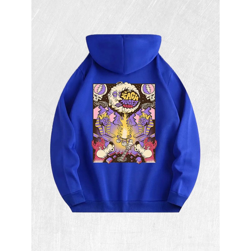 Psychedelic Rock Band Hoodie 100% Cotton US Warehouse 7 ColorsColor: