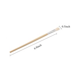 Gilding Brush - Goat Hair Paint Brush for Edible Gold Leaf, Flakes, Sheets (Type2 & Type7) - Leaf Sweeper