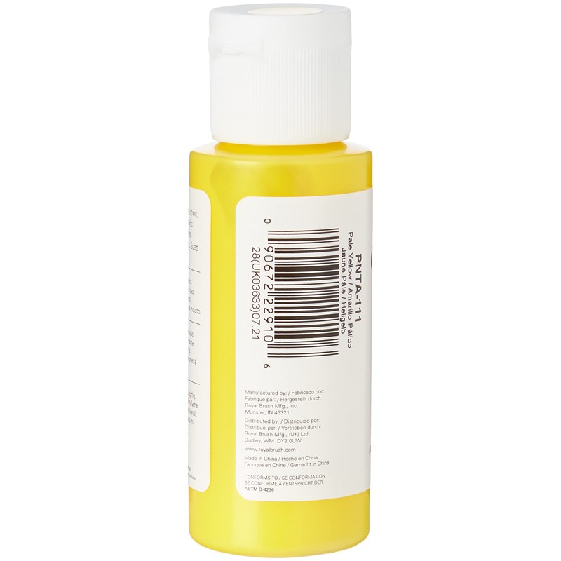 Royal & Langnickel Pale Yellow Acrylic Paint - 59ml